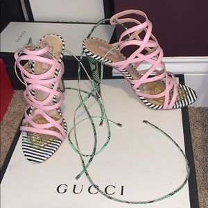 Top shop lace up heels